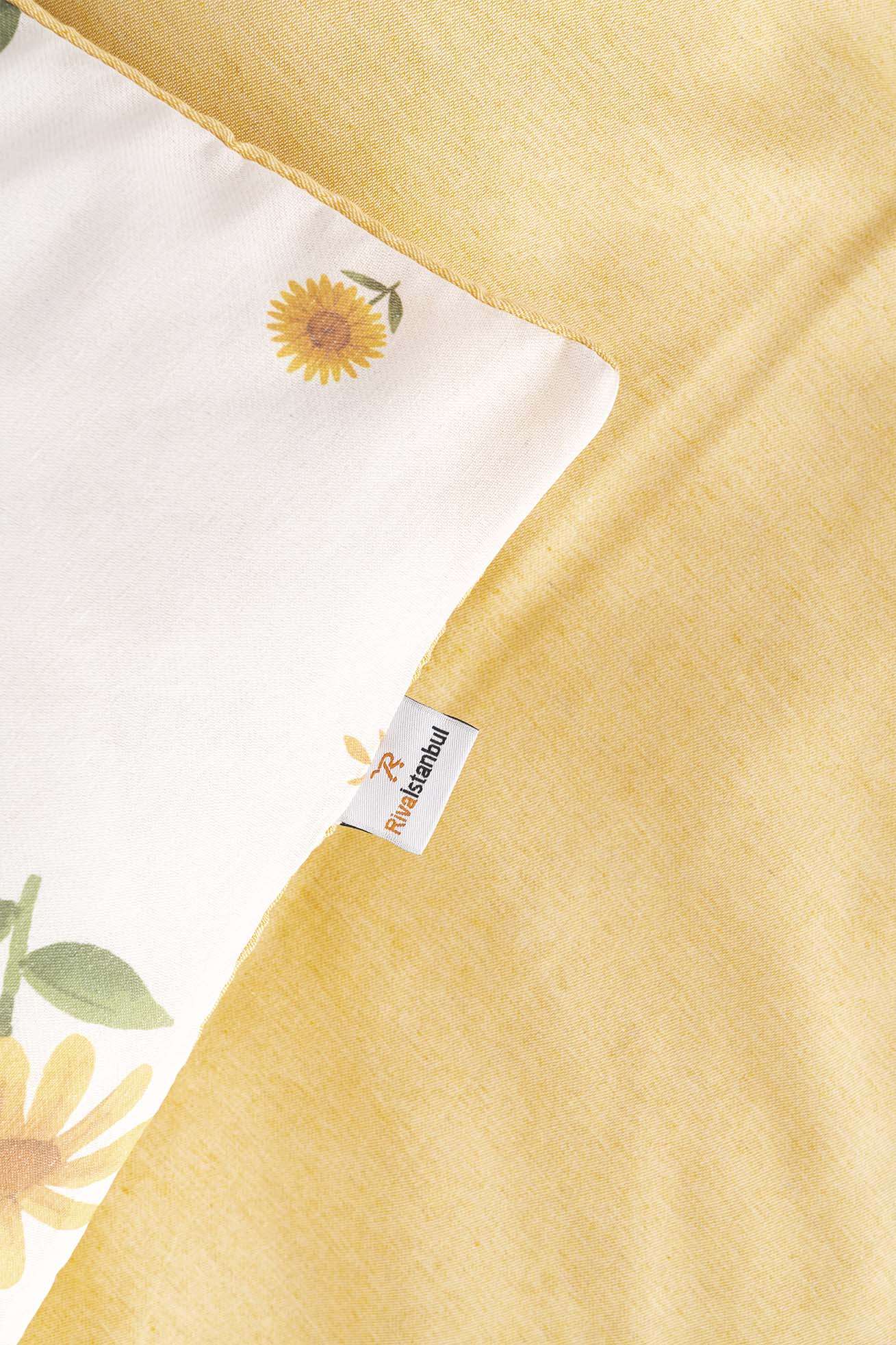 Sunflower Polycotton Double Size Duvet Cover Set, Zipper, 200×215 cm, 3-Piece