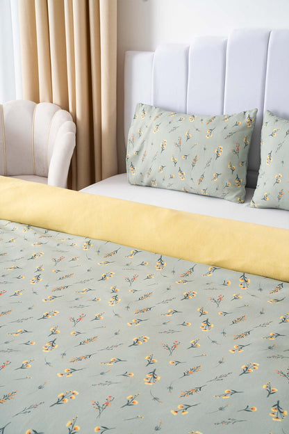 Sabrina Polycotton Double Size Duvet Cover Set, Zipper, 200×215 cm, 3-Piece