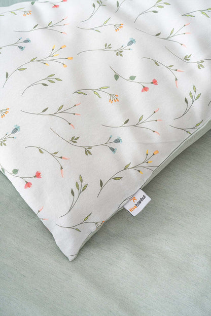 Clara Green Polycotton Double Size Duvet Cover Set, Zipper, 200×215 cm, 3-Piece