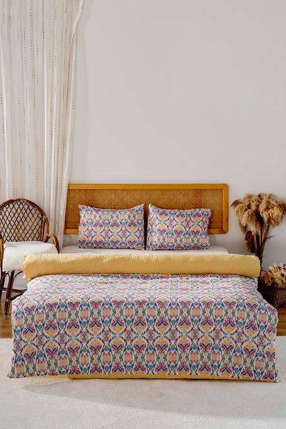 Nivolia Polycotton Double Size Duvet Cover Set, Zipper, 200×215 cm, 3-Piece
